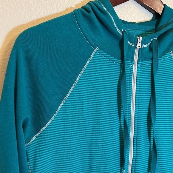 Eddie Bauer Green Zipper Athletic Hoodie - Picture 4 of 14